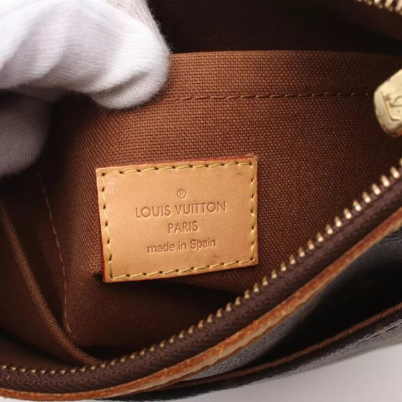 LOUIS VUITTON Odeon PM Shoulder Bag M56390 Monogram canvas Brown Used Women LV - Picture 12 of 12
